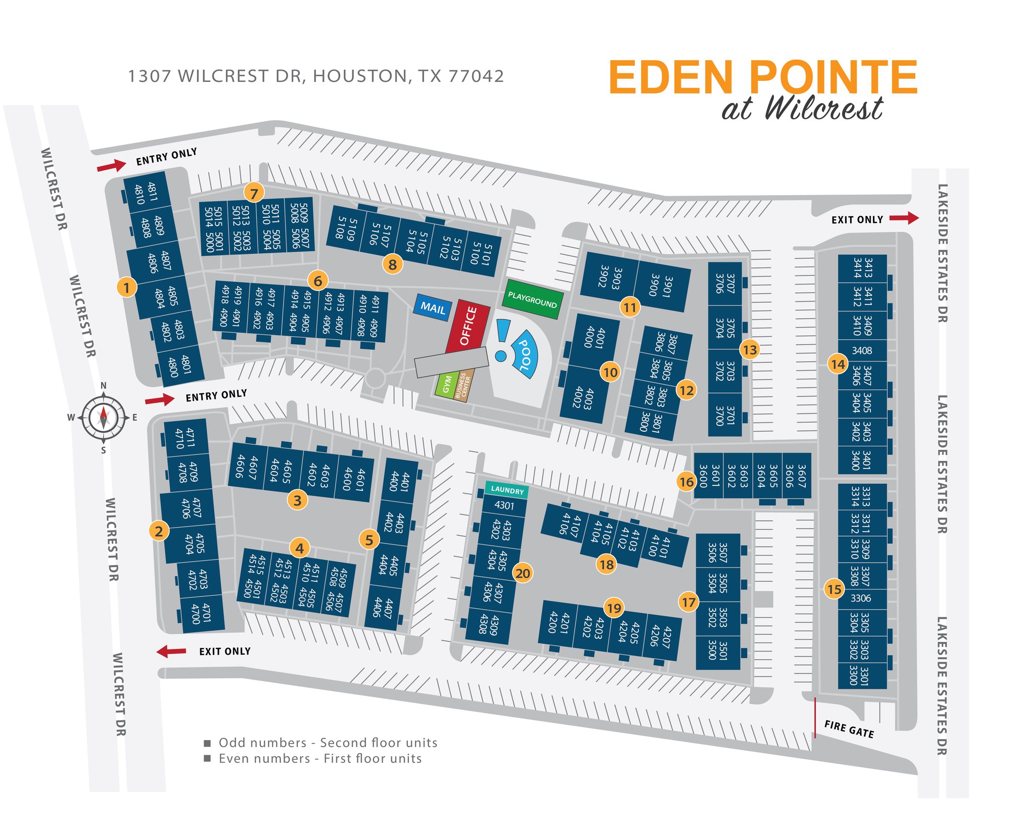 Community site map — Eden Pointe